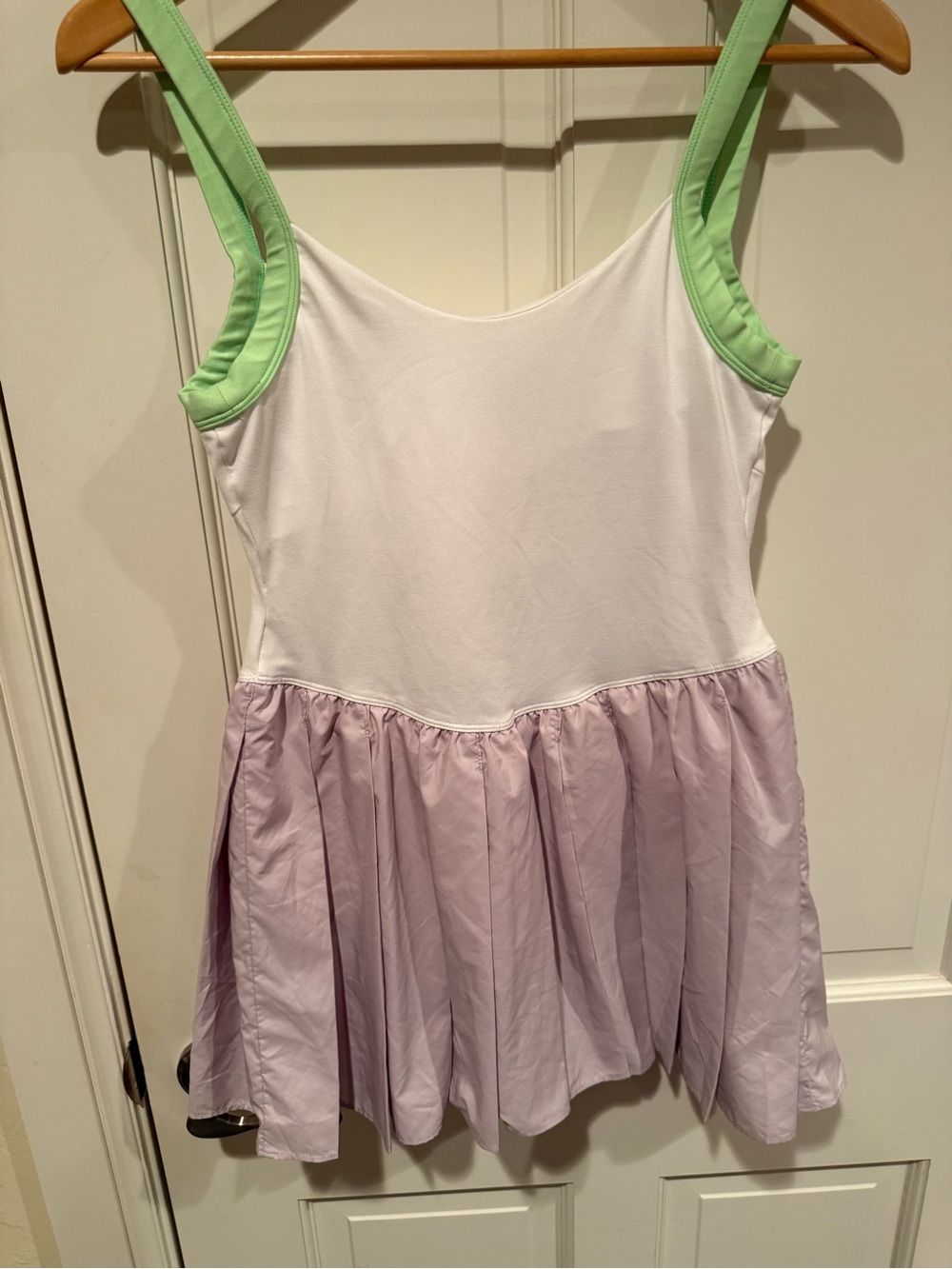 FP Movement Swing Of Things Colorblock Skortsie Dress Green People Small
